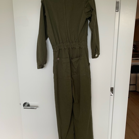 Big Bud press everyday jumpsuit in a olive green colour, size XS - Picture 3 of 4